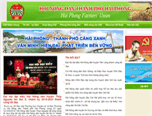 Tablet Screenshot of hoinongdanhp.org.vn